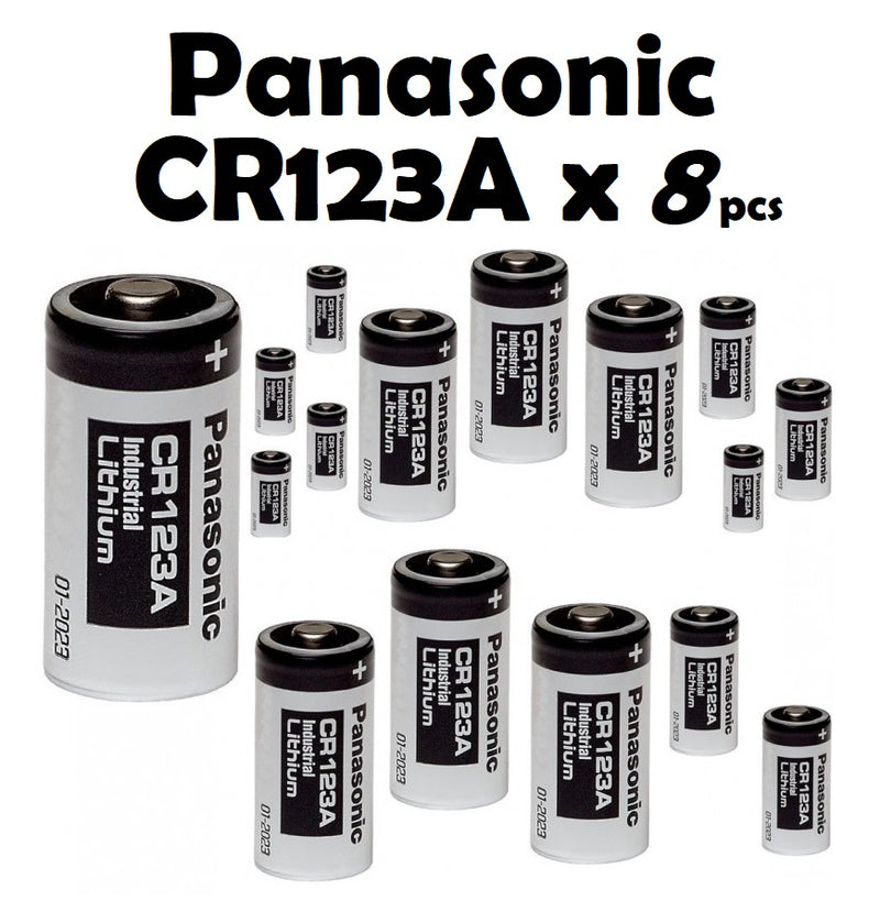 CR123A Panasonic batteries / CR123_8PSC