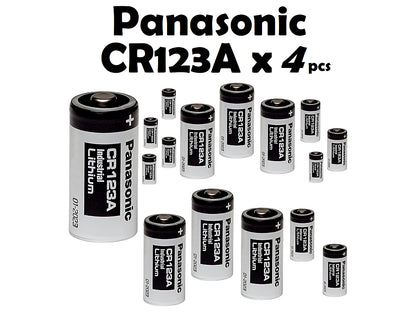 CR123A Panasonic batteries / CR123 4 Pcs