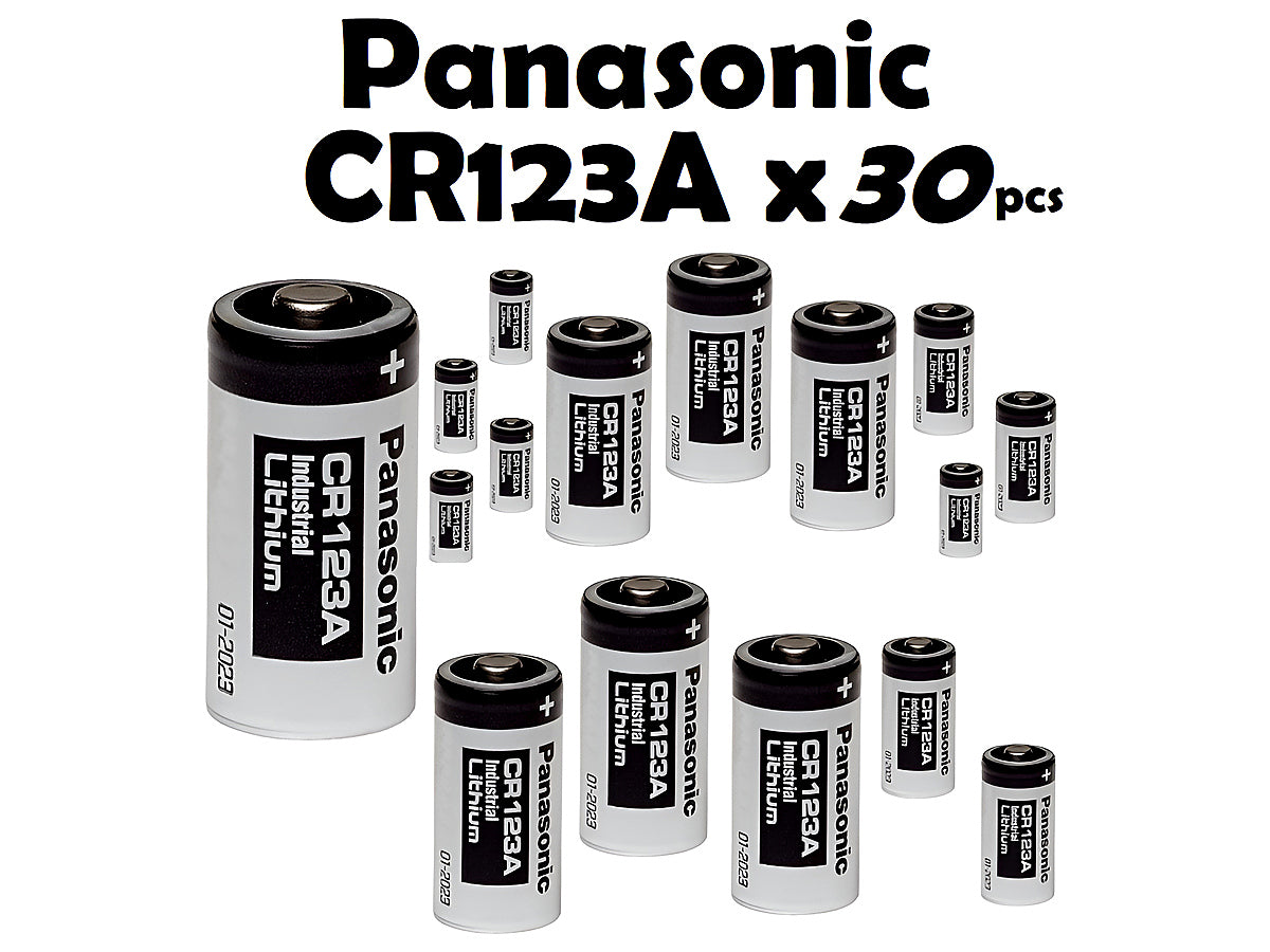 CR123A Panasonic batteries / CR123_30PSC