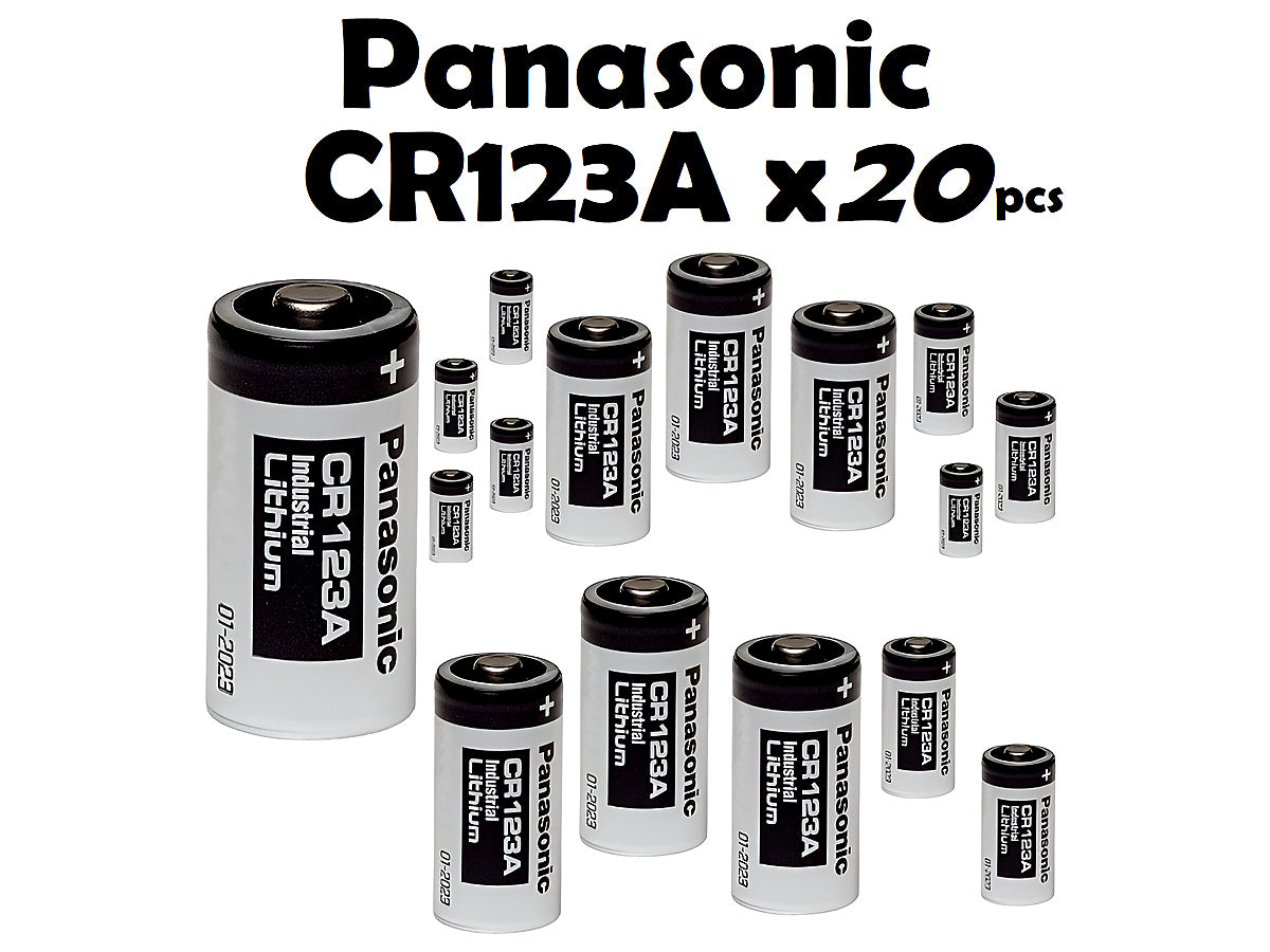 CR123A Panasonic batteries / CR123_20PSC
