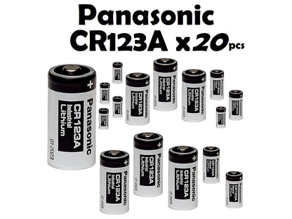 CR123A Panasonic batteries / CR123_20PSC