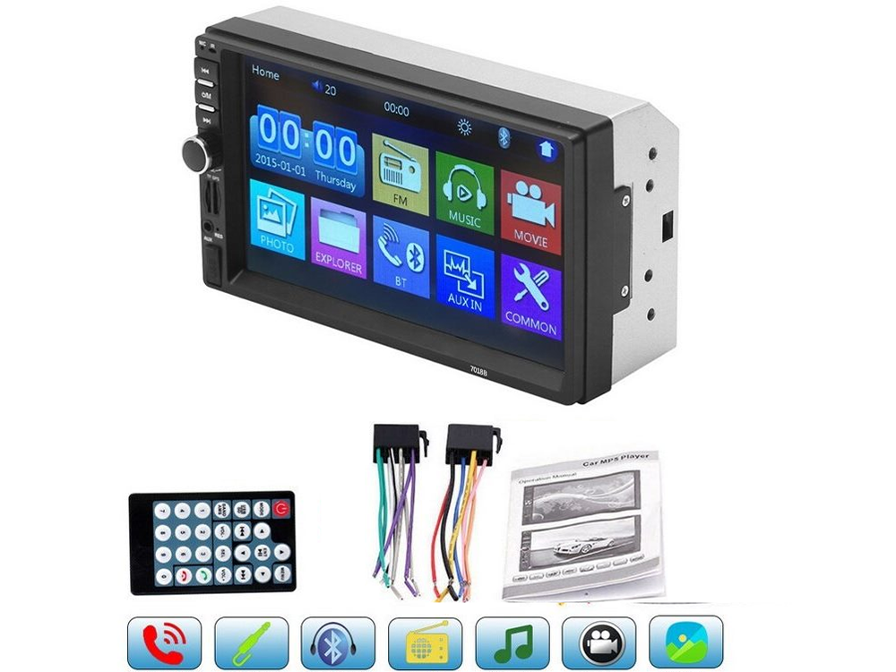 Car Stereo Bluetooth MP5 Player