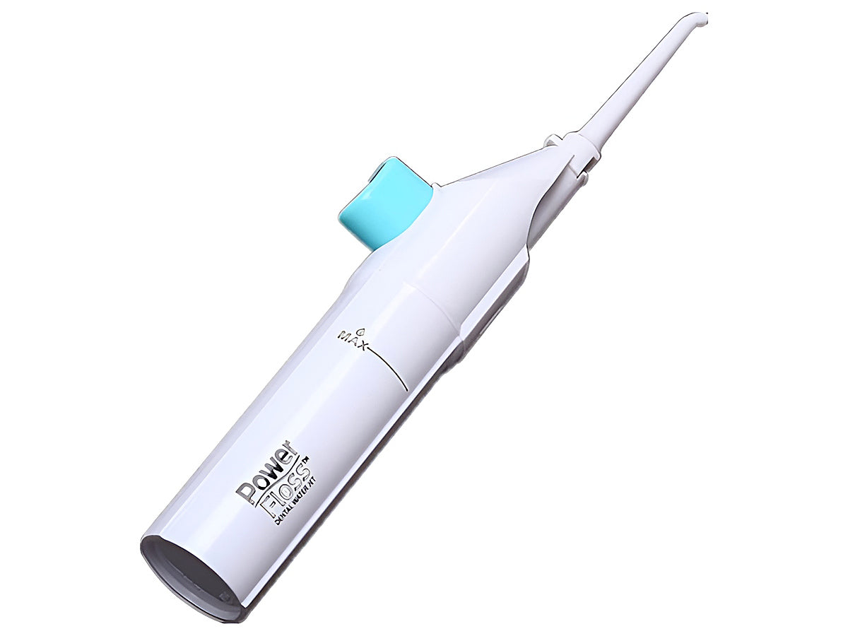 Water flosser dental jet in white colour with ergonomic handle