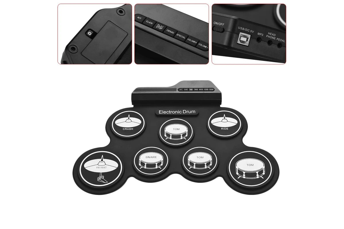 Electronic Roll Up Drum Kit