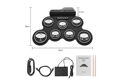 Electronic Roll Up Drum Kit