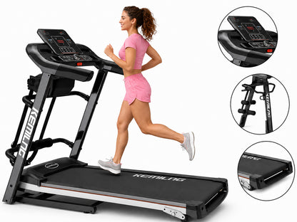 Multifunctional Incline Treadmill 120KG Capacity