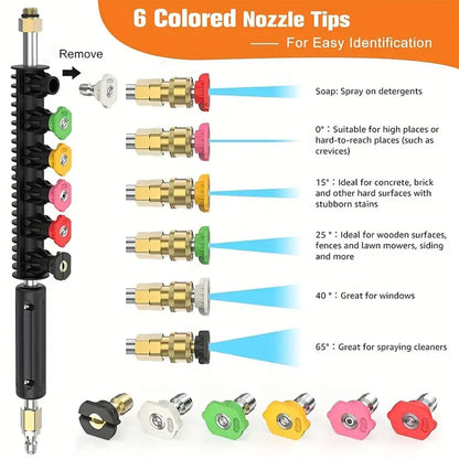 High Pressure Washer Wand Extension Set