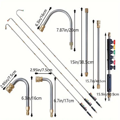 High Pressure Washer Wand Extension Set
