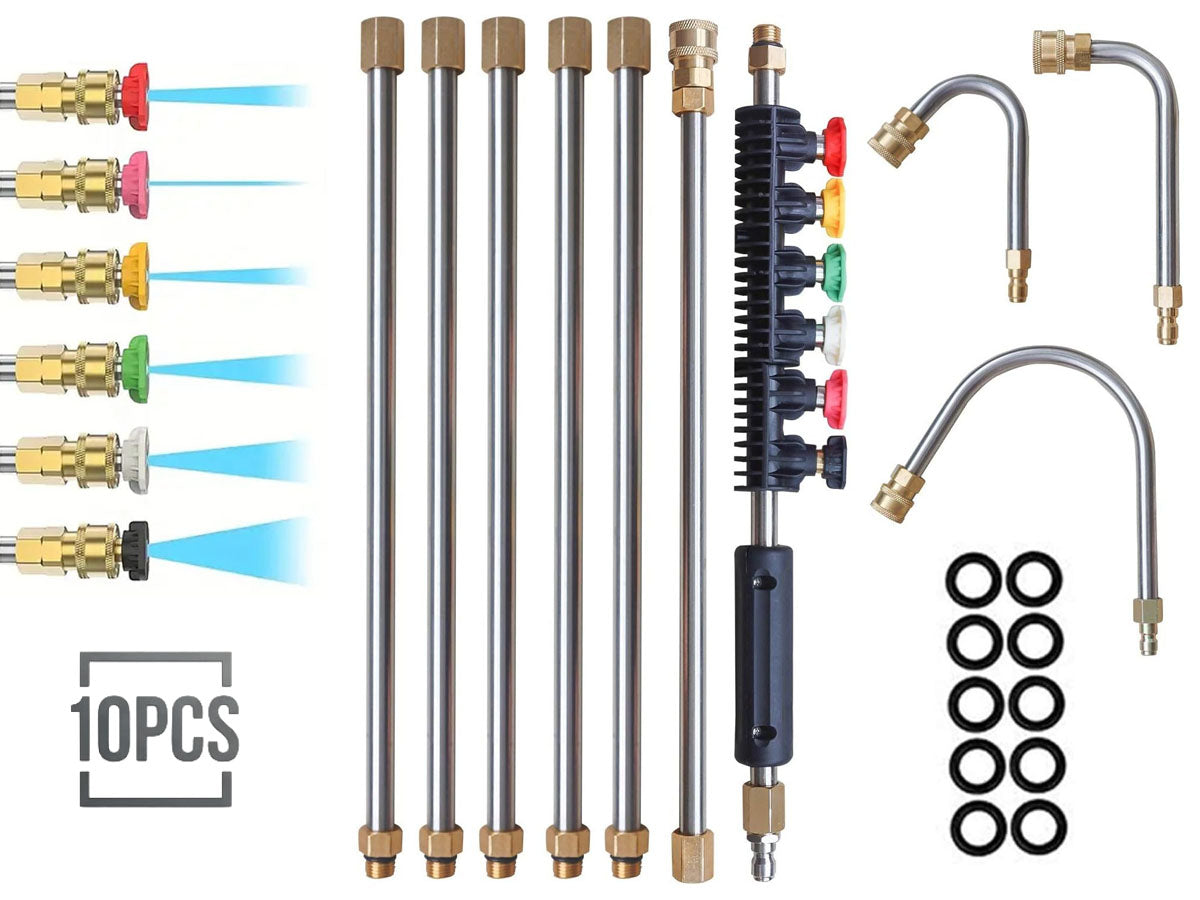 High Pressure Washer Wand Extension Set