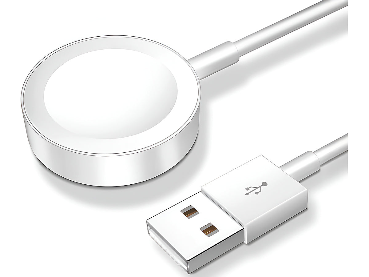 Side angle of Apple Watch charger NZ highlighting compact size