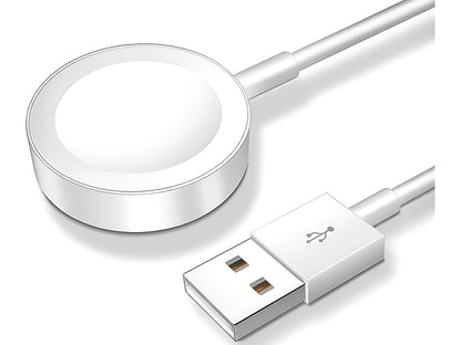 Side angle of Apple Watch charger NZ highlighting compact size