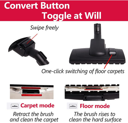 Replacement Miele Vacuum Cleaner Turbo Head Brush