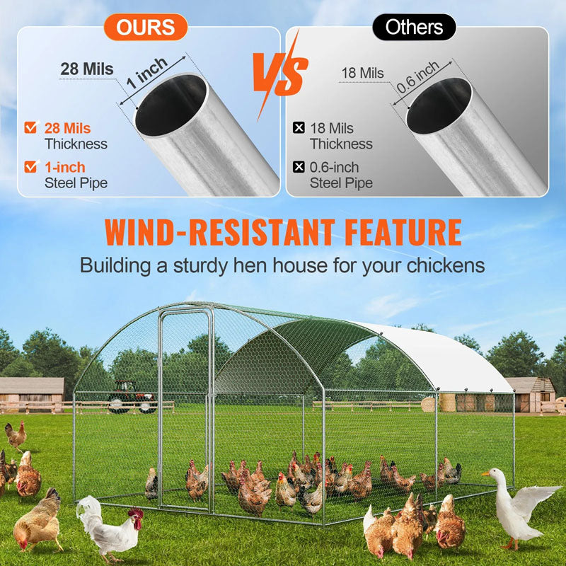 Multi-use outdoor chicken coop housing ducks and small pets