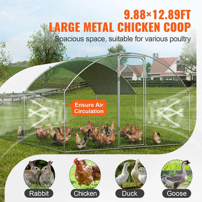 Multi-use outdoor chicken coop housing ducks and small pets