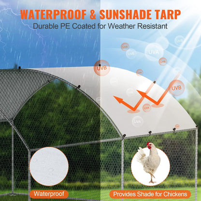 Multi-use outdoor chicken coop housing ducks and small pets