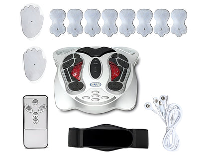 Electromagnetic Foot Massager Silver
