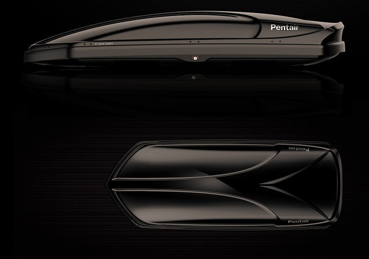 Glossy Black Cargo Roof Top Racks Box Tarvel Luggage Carrier Box