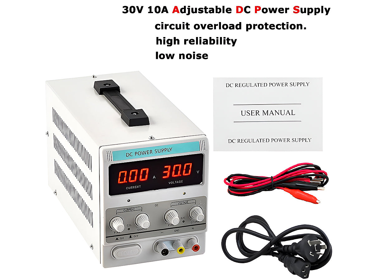 30V 10A DC Power Supply Precision