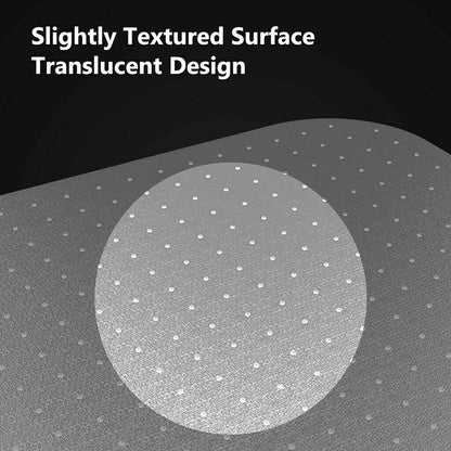 Non-slip surface of chair mat office floor protector in kitchen setting