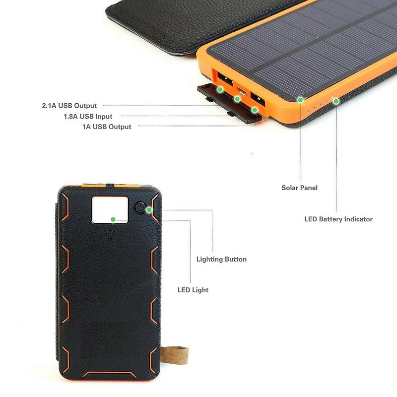 Solar Power Bank 20000mAh