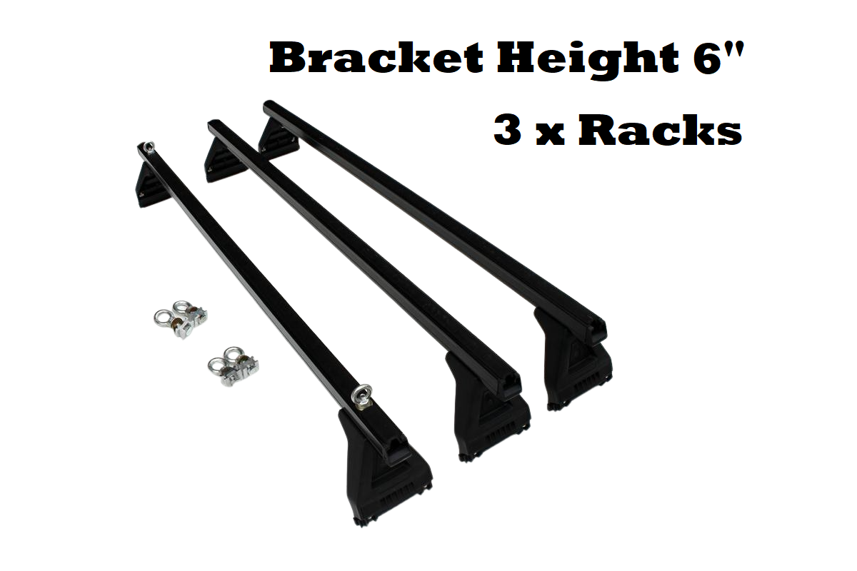 Close up of aluminium mounting leg for Toyota Hiace roof rack