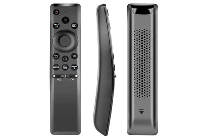 Close-up of Samsung Smart TV remote replacement in black