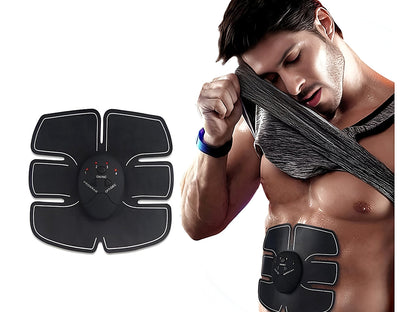 Side angle of abdominal machine electric muscle stimulator belt