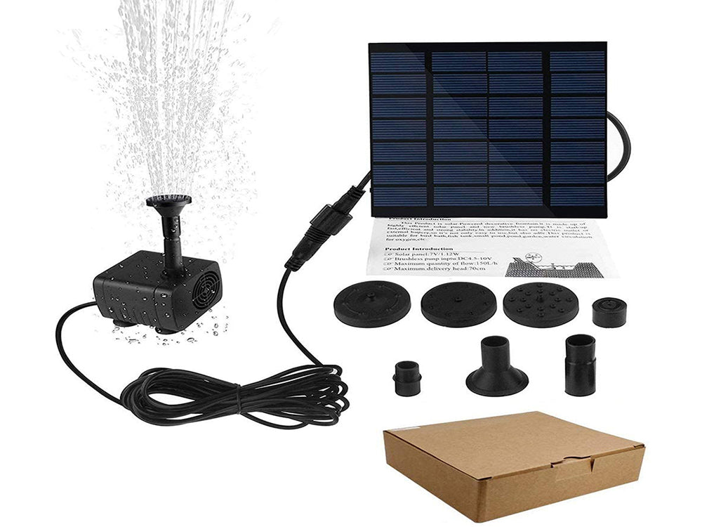 Solar Water Fountain