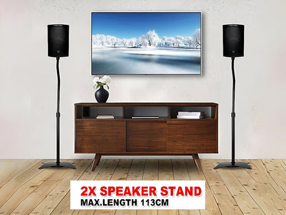 Speaker Stand Set of 2 Floor Stand Mount