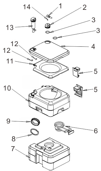 SEAFLO Portable Toilet 20L