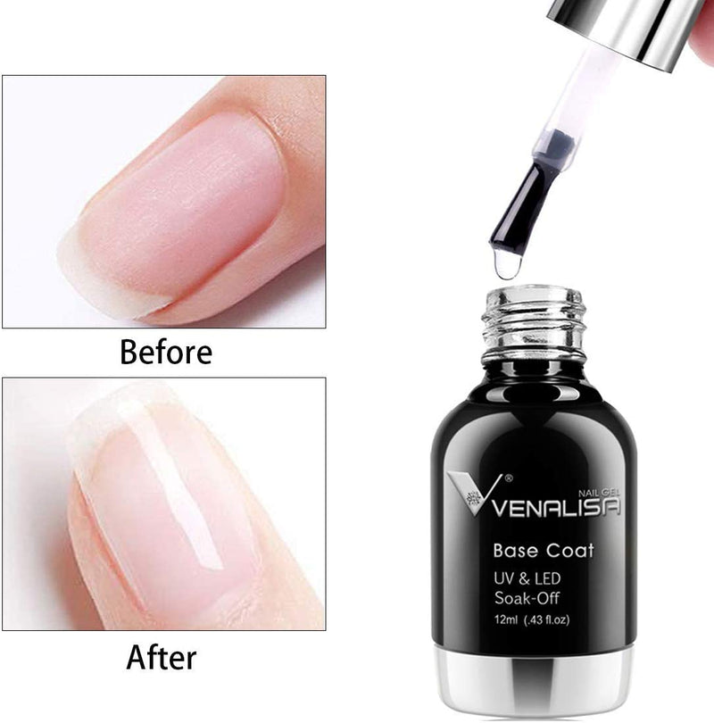Venalisa 12ml Base Coat and Top Coat Set