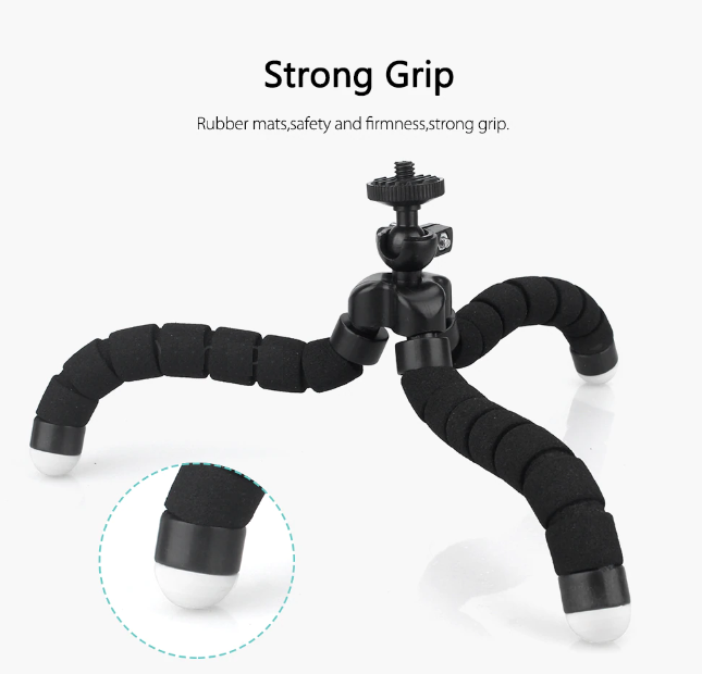 iPhone Tripod Mount Holder Stand + Bluetooth Selfie remote