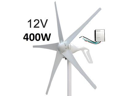 Side view of wind turbine generator with 13m wheel diameter