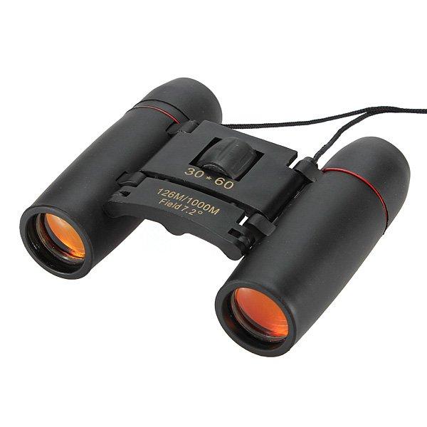 Binoculars hunting folding with carry strap attached