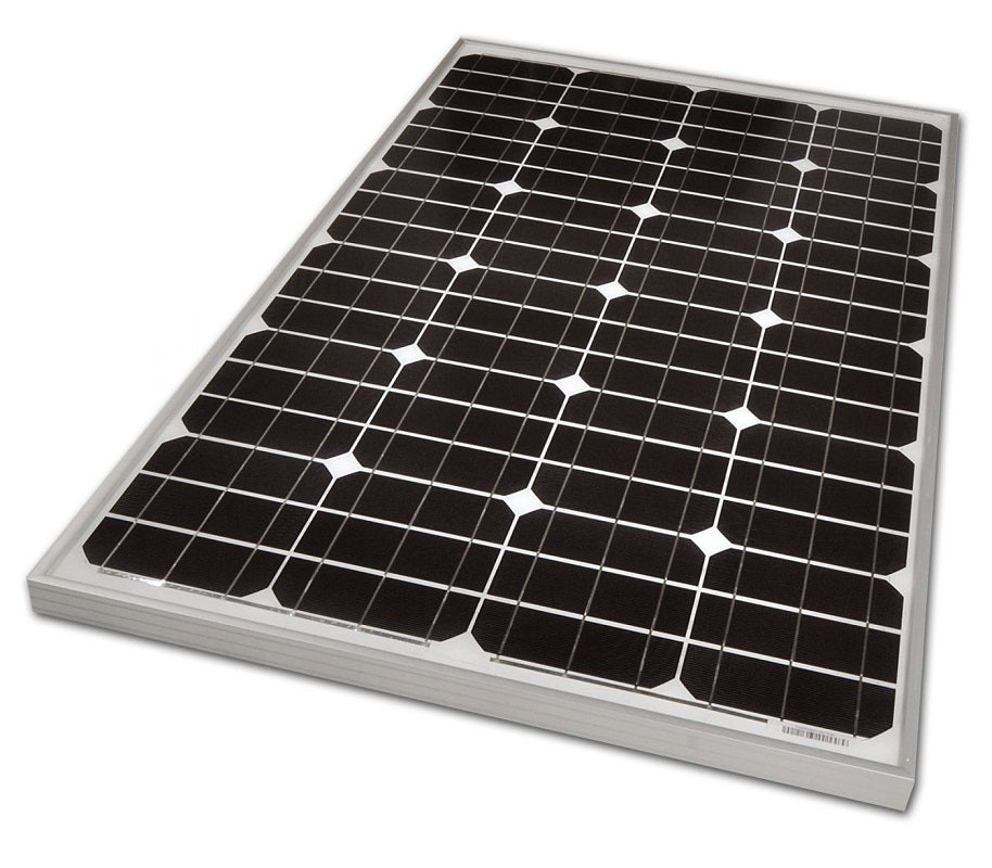 Close-up of solar panel surface texture and cells