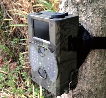USB cable connection port on hunting camera 12MP
