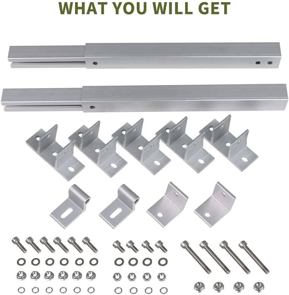 Solar panel mounting bracket with tilt adjustment mechanism
