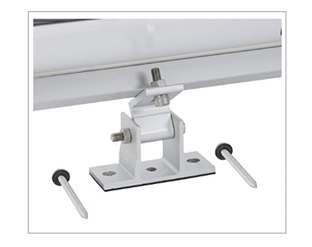 Solar panel mounting bracket kit supporting 150W panel