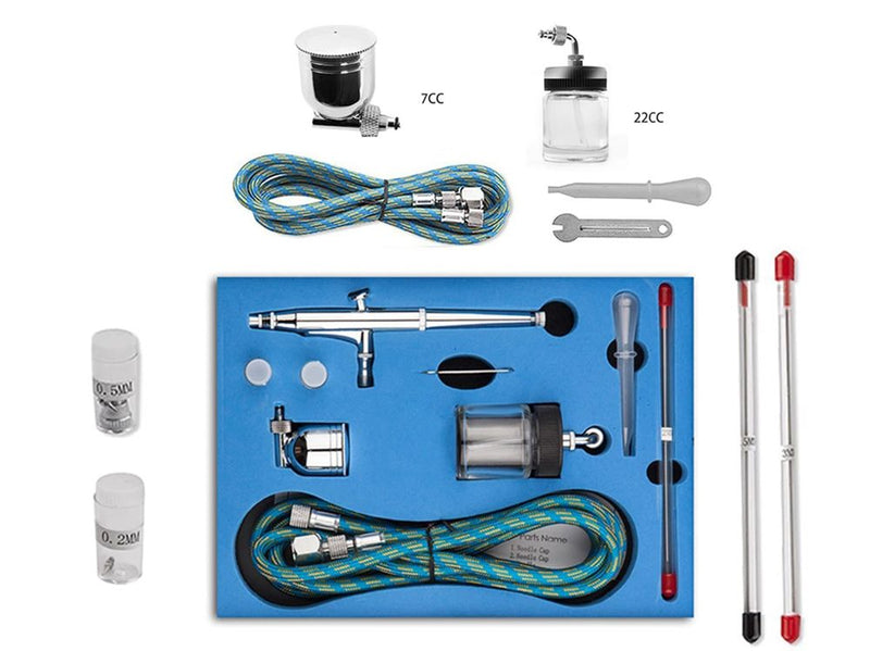 Air Brush Compressor Spray Gun Kit