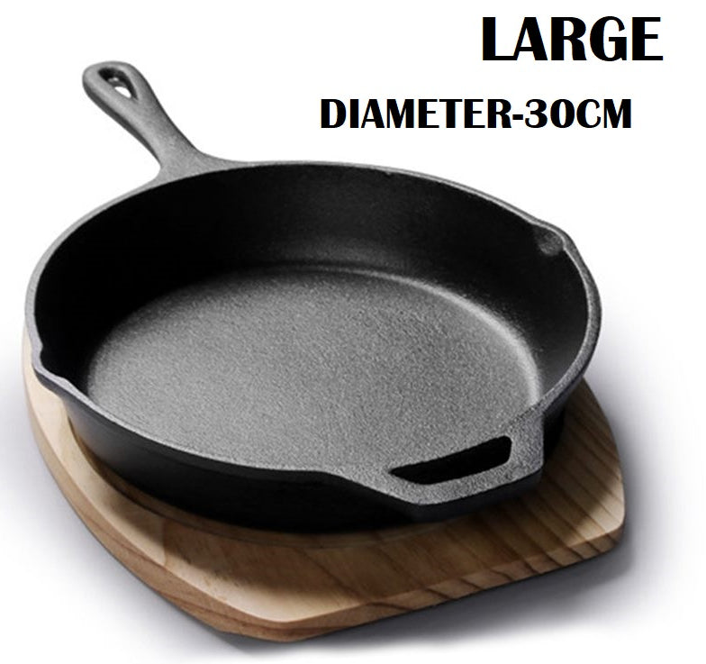 Cast Iron Frying Pan Skillet