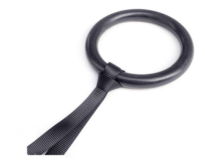 Olympic rings showing sturdy ABS plastic material and locks