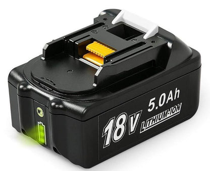 Makita replacement battery with voltage and capacity markings