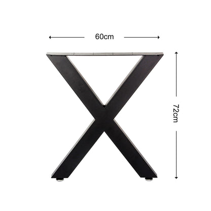 Metal Table Legs desk Bench Legs X Shape