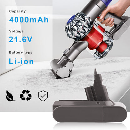 Dyson V6 Battery 4000mAh Compatible Replacement