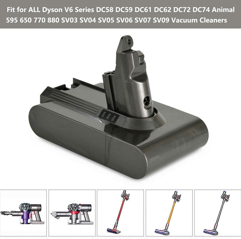 Dyson V6 Battery 4000mAh  Replacement