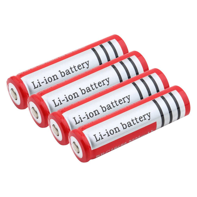 4 x 18650 Battery Rechargeable Battery