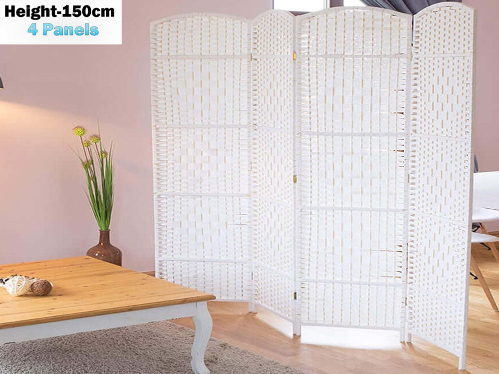 Room divider folding screen folded for easy storage