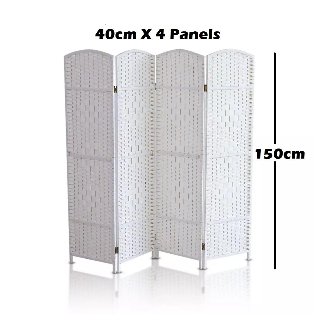 Non-woven fabric screen detail on room divider