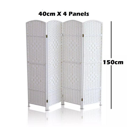 Non-woven fabric screen detail on room divider