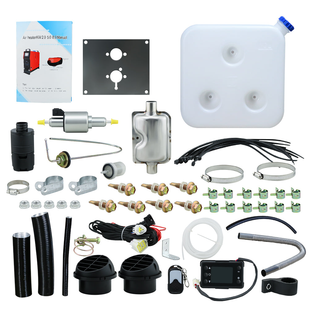 Remote control for diesel air heater with simple buttons